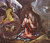 El Greco Canvas Paintings - Agony in the Garden